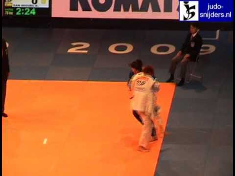Judo 2009 Rotterdam: Verkerk (NED) - San Miguel (ESP) [-78kg].