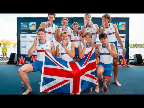 GB U23 World Championship Mens 8+ 2024 Champions - Cox Recording