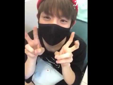 [Vietsub+Kara] [J&J Team] V-App  (150813)  Teen Top trên máy bay đi Nhật