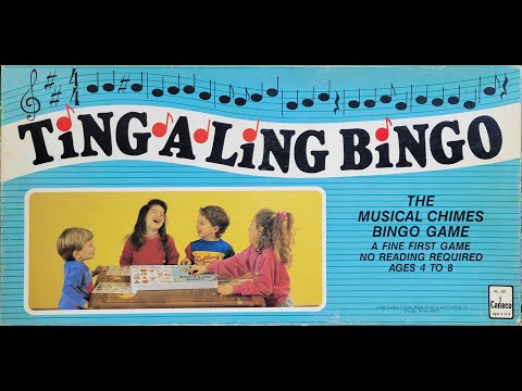 Ting A Ling Bingo: The Musical Chimes Bingo Game by Cadaco - Board Game Archaeology #95