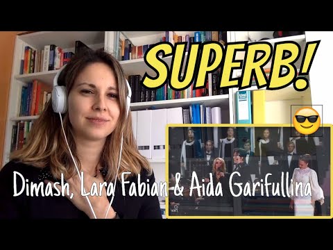 Dimash, Lara Fabian & Aida Garifullina "Ti amo cosi" (Reaction Video)