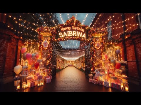 🎂🎶 "Happy Birthday, Sabrina!" - Dein persönliches Geburtstagslied mit KI-Bildern 🎨🌸