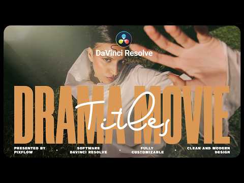 Drama Movie Titles For Davinci Resolve