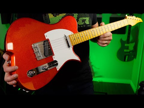 Vola Guitars Vasti V3 MC Orange Sparkle Gloss CLEARANCE SALE image 14