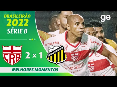 Gols e lances de CRB x Novorizontino