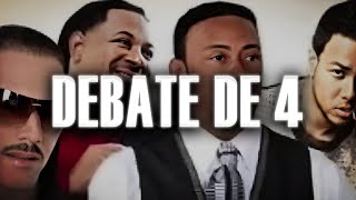🔥Romeo Santos ❌Anthony Santos❌Luis Vargas ❌Raulin Rodriguez 🎶 Debate de 4 (Letra)