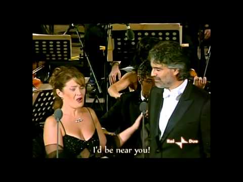 Andrea Bocelli - Duetti d'amore - Fifth part - O Soave Fanciulla - with English subtitles