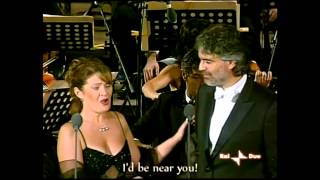 Andrea Bocelli - Duetti d&#39;amore - Fifth part - O Soave Fanciulla - with English subtitles