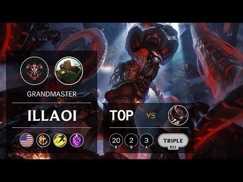 Illaoi Top vs Darius - NA Grandmaster Patch 9.21