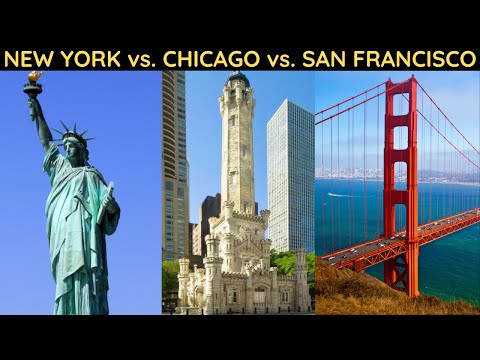 New York City, Chicago, and San Francisco Comparison
