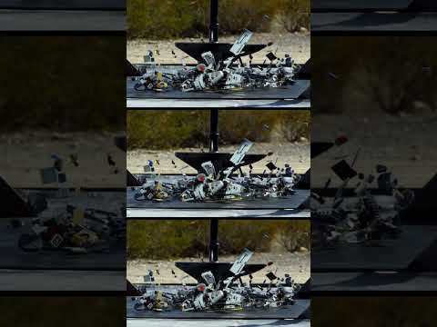 The Anvil Drop: Lego Millennium Falcon SHATTERED #demolition  #shorts #legostarwars #lego #starwars