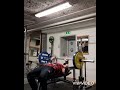 Dead bench press with close grip 130kg 20 reps