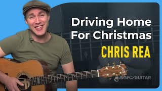 Driving Home For Christmas - Chris Rea (Songs Guitar Lesson ST-106) How to play