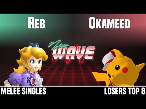 New Wave - Reb (Peach) vs Okameed (Pikachu) - MELEE SINGLES - LOSERS TOP 8