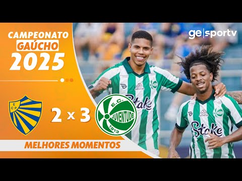 Gols e lances de Pelotas x Juventude-RS