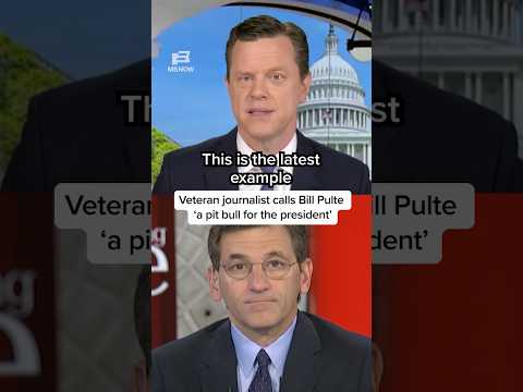 Veteran journalist calls Bill Pulte 'a pit bull for the president'