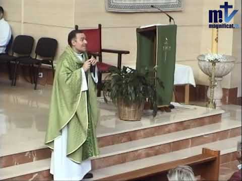 Santa Misa. Padre Javier. Octubre 20 2019. San Lucas 18, 1-8. Santa María Bertila.