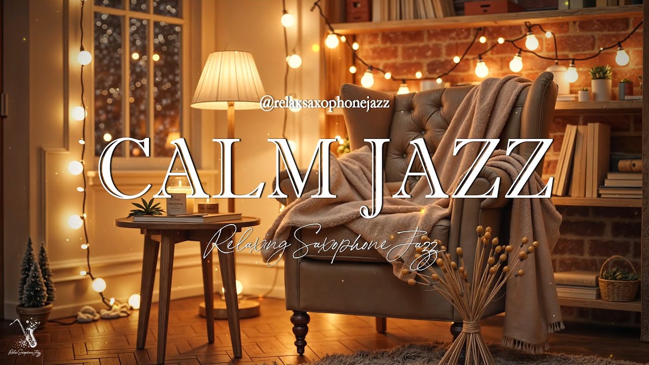Calm Night Jazz Music for Sleep, Work, Study - Relaxing Saxophone Jazz - Soft Jazz Background Music