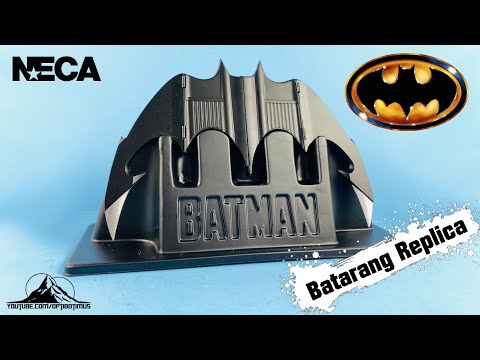 NECA TOYS 1989 Batman Batarang Replica Video Review