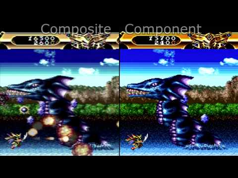 TurboGrafx 16 Comparison: Composite vs Component ( YS I & II, Lords of Thunder)