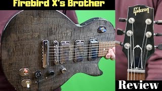 Video thumbnail for The Brother of the Firebird X | Gibson Les Paul X LPX Trans Black Robot Guitar | Review + Demo by The Trogly's Guitar Show