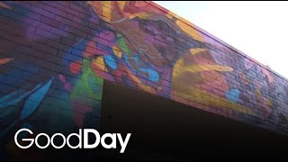 New mural by former Disney Imagineer, Shane Grammer!