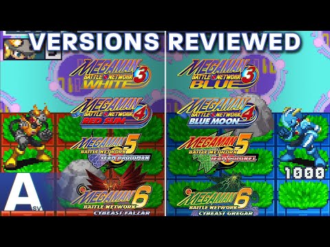 Mega Man Battle Network 3-6 Version Comparison & Review + Navi & Giga Chip Showcase (Bonus Video)