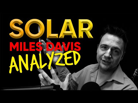 Standards Navigator: Solar (Miles Davis) Analysis for Jazz Guitar