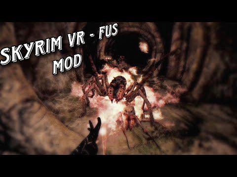Arachnophobe deals with SPIDERS! | Skyrim VR - Modded