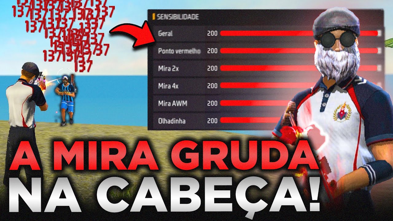 SENSI SECRETA QUE NUNCA TE CONTARAM PRA DAR FULL VERMELHO E TER A MELHOR SENSIBILIDADE DO FREE FIRE