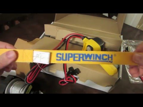 Unboxing Superwinch LT2000 Utility