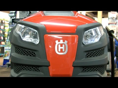Мини трактор Husqvarna YTH224. Обзор, тест-драйв, уборка снега щеткой