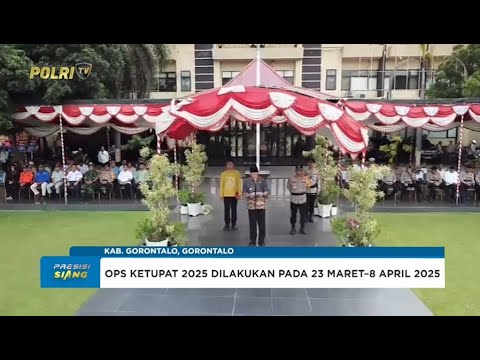 KAPOLDA GORONTALO HADIRI APEL OPERASI KETUPAT 2025, SINERGI UNTUK MUDIK AMAN DAN NYAMAN