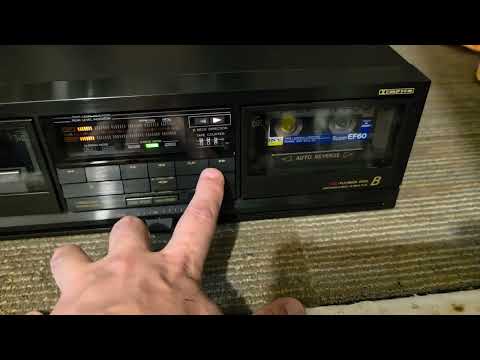 Immagine VINTAGE JVC DOUBLE CASSETTE DECK PLAYER/RECORDER/DUBBING/MADE IN JAPAN - 9