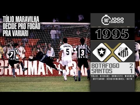 BOTAFOGO X SANTOS FINAL DO BRASILEIRÃO 1995 COMPLETO