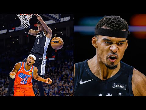 Victor Wembanyama "OKC Kryptonite" 👽 Moments vs Thunder