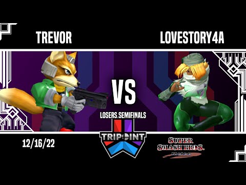 Tripoint Smash 172 - Losers Semifinals - Trevor(Fox) Vs. lovestory4a(Sheik)
