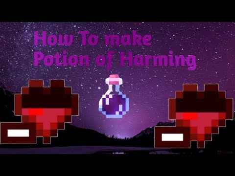 How to make a potion of Harming (Instant damage)