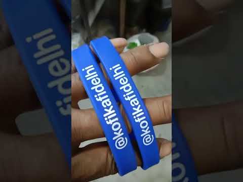 Black 12 mm college fest wristbands, packaging type: packet