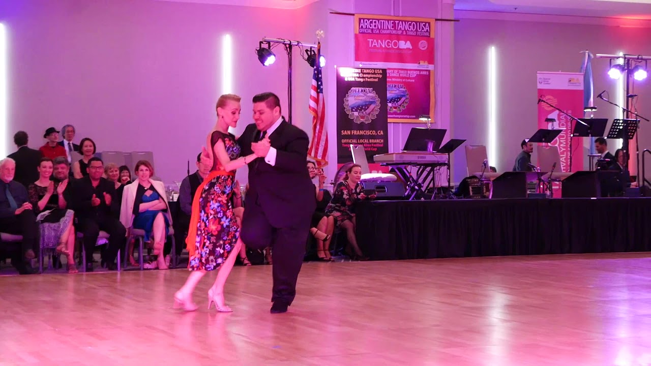 Cristian Palomo & Melisa Sacchi Tango/Milonga Demo @ 2018 ATUSA Mar 31