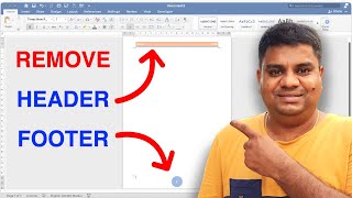 How to Remove All Headers and Footers in Microsoft word