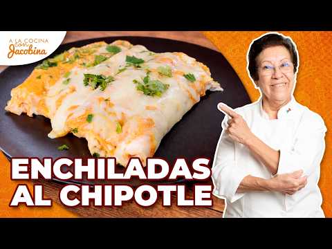 Enchiladas en Salsa de Chipotle 🌶️ | Receta Fácil y Cremosa Paso a Paso