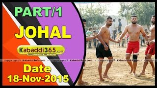 (1) Johal ( Jalandhar) Kabaddi Tournament 18 Nov 2015