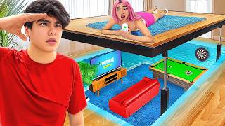 I Built a SECRET Room To Hide From Stokes Twins!