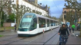 preview picture of video 'Tramways de Strasbourg / Strasbourg Trams'