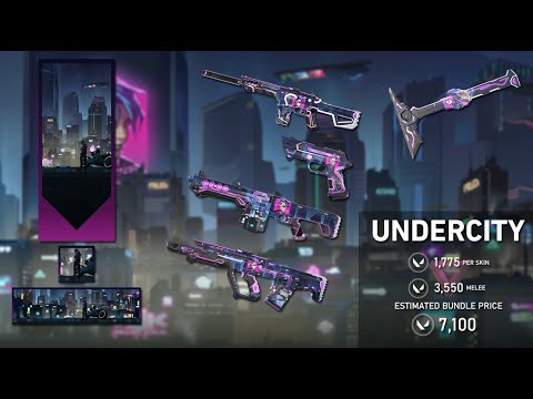NEW Valorant **MELEE Undercity SKIN Bundle** | Release date, Price, First look