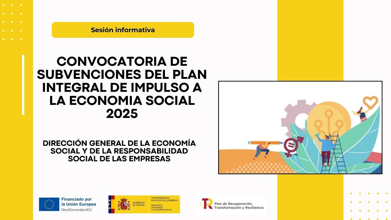 Jornada Formativa sobre la convocatoria del Plan Integral de Impulso a la Economía Social  año 2025