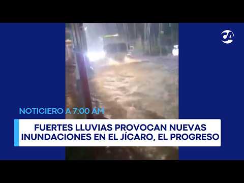 Fuertes lluvias provocan nuevas inundaciones en El Jícaro, El Progreso #ALAS7AM (09/10/2026)