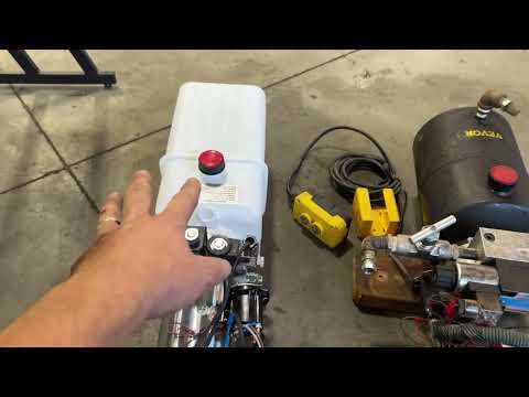 Magister Hydraulic Power Unit For Tilt Bed Trailer