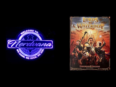 Lords Of Waterdeep With Scoundrels of Skullport Expansion Board Game Review